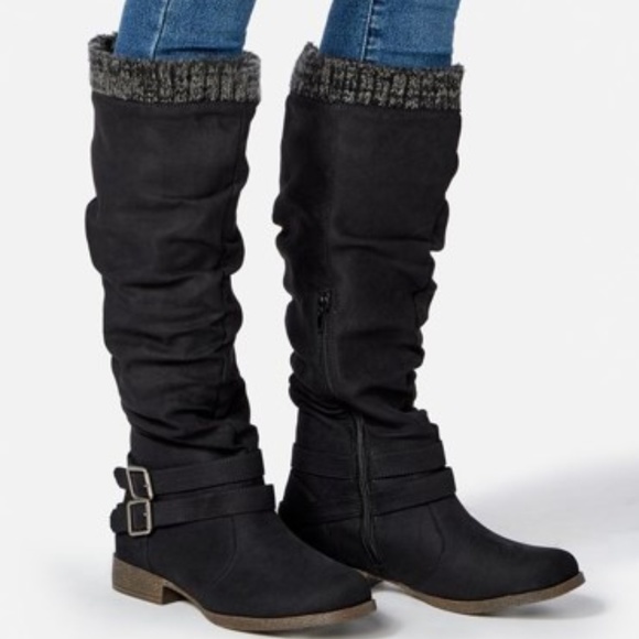 madeline sweater cuff boot